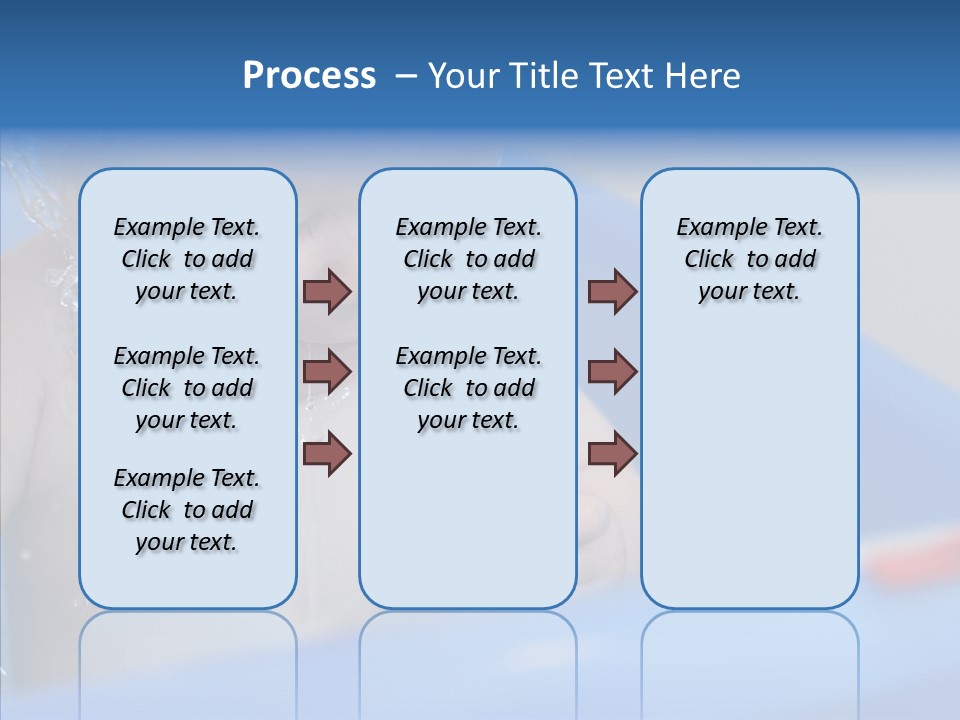 Childhood Blue Splash PowerPoint Template