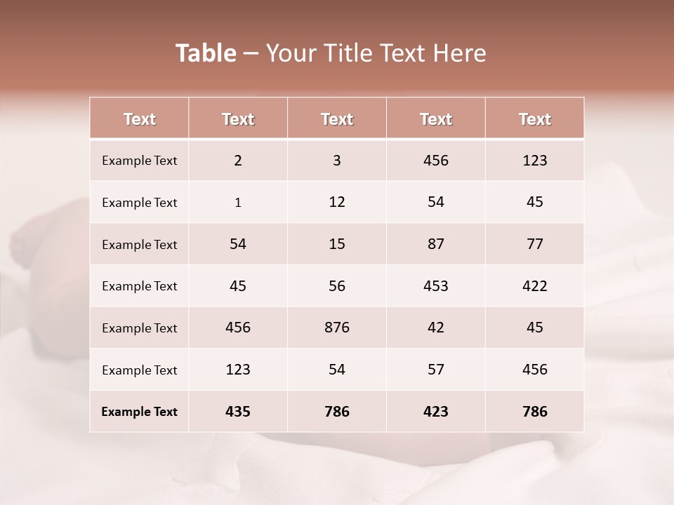 Body Little White PowerPoint Template