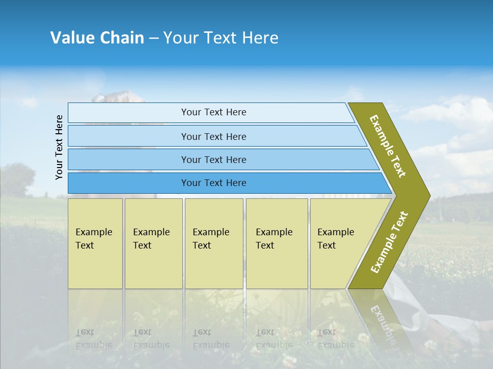 Summer Headphones Females PowerPoint Template