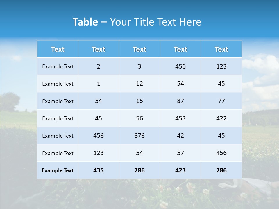 Summer Headphones Females PowerPoint Template