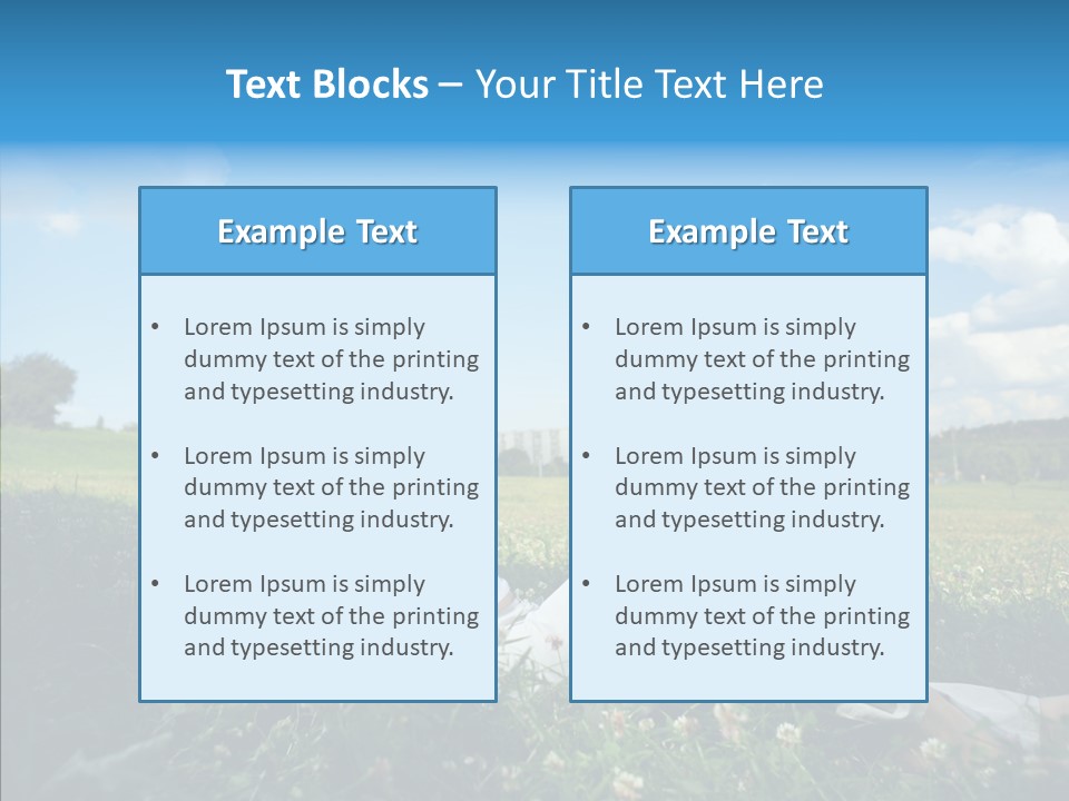 Summer Headphones Females PowerPoint Template
