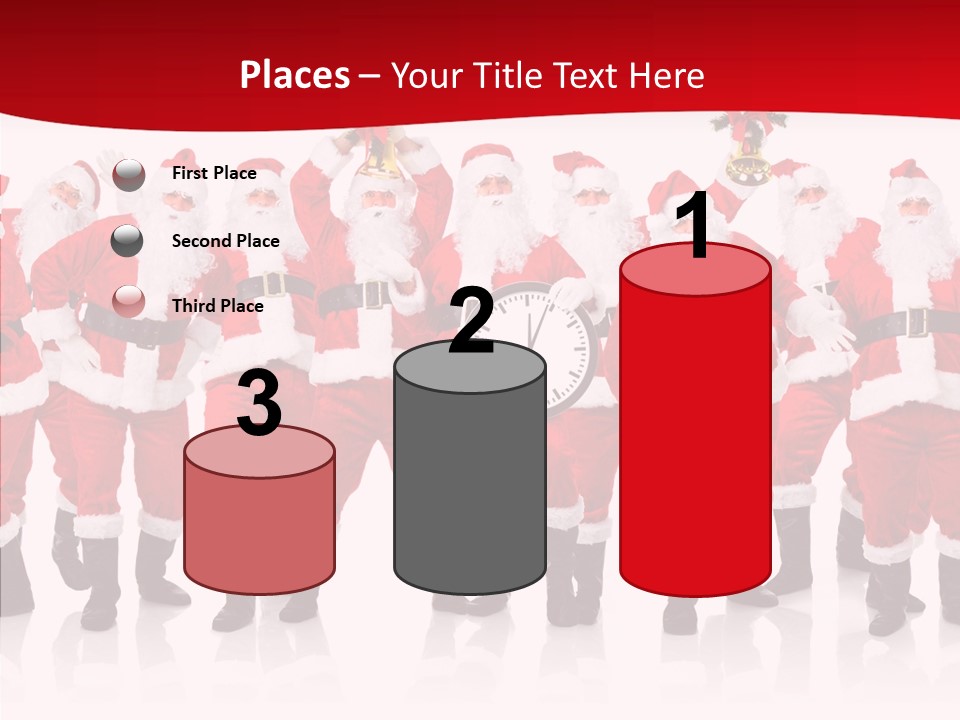 Celebration Happy Santa PowerPoint Template