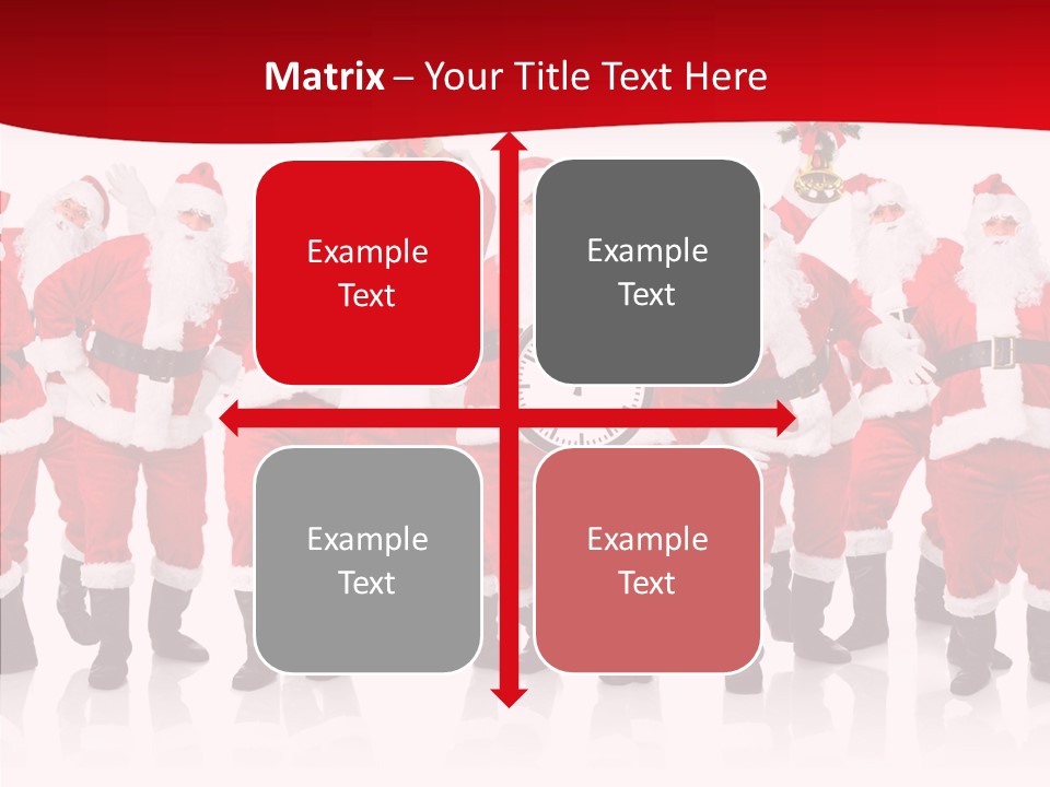 Celebration Happy Santa PowerPoint Template