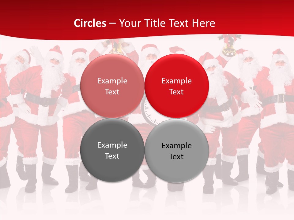 Celebration Happy Santa PowerPoint Template