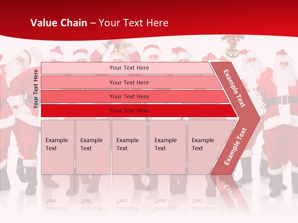 Celebration Happy Santa PowerPoint Template