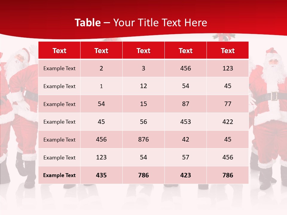 Celebration Happy Santa PowerPoint Template