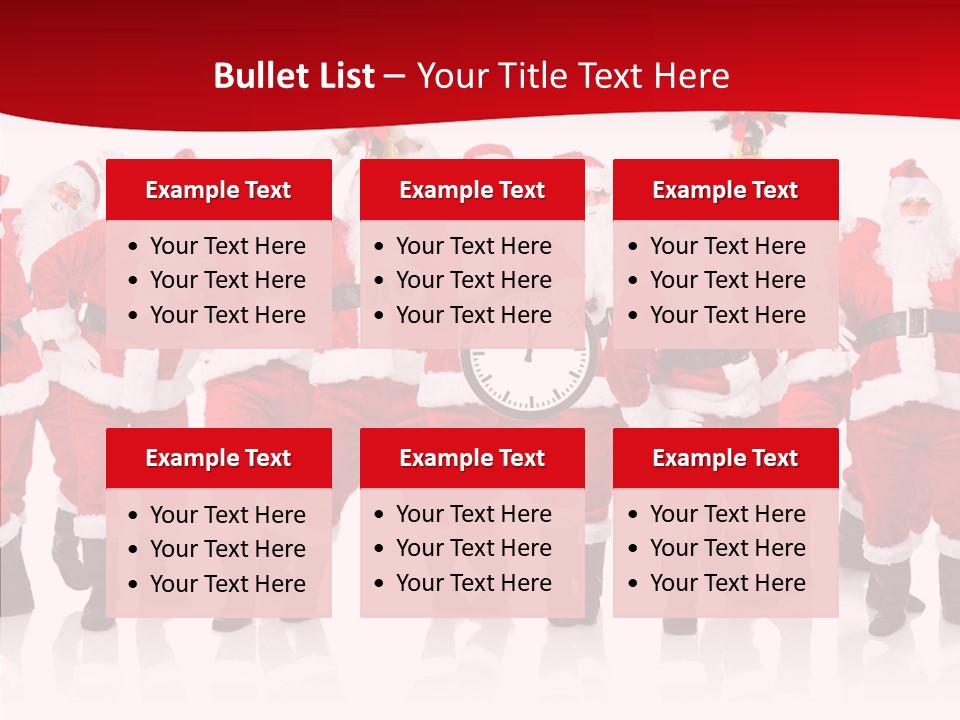 Celebration Happy Santa PowerPoint Template