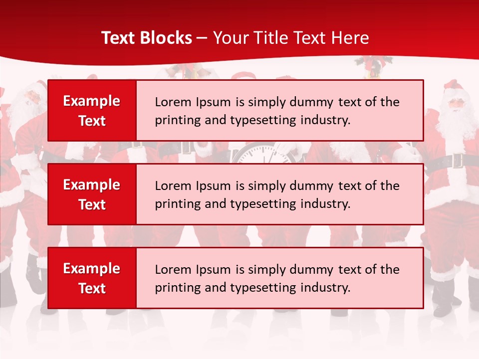 Celebration Happy Santa PowerPoint Template