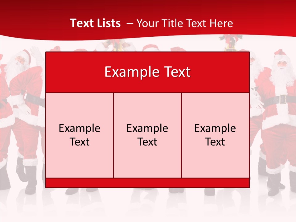 Celebration Happy Santa PowerPoint Template