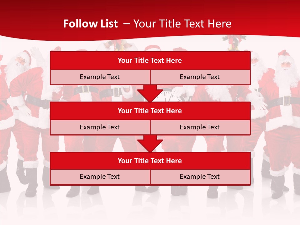 Celebration Happy Santa PowerPoint Template