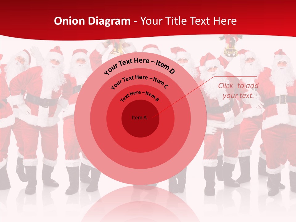 Celebration Happy Santa PowerPoint Template
