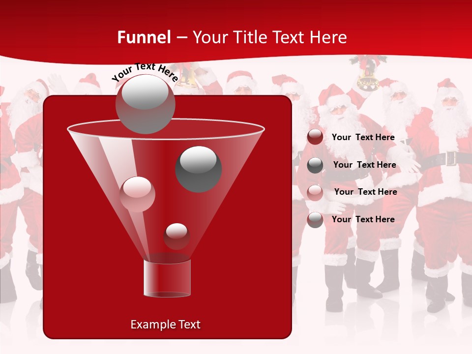 Celebration Happy Santa PowerPoint Template