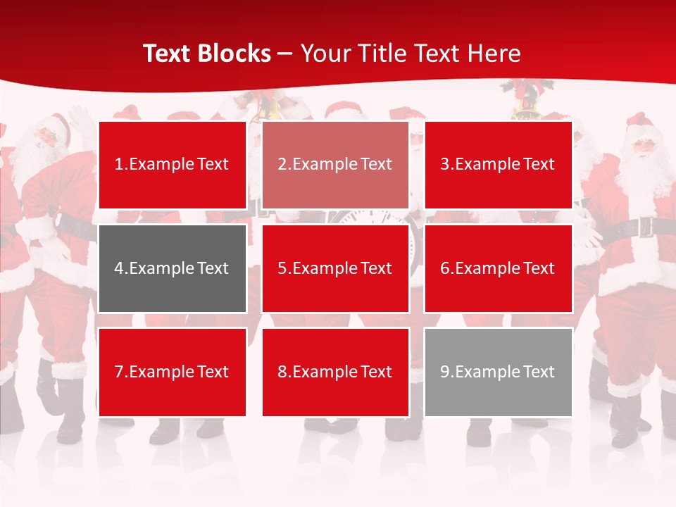 Celebration Happy Santa PowerPoint Template