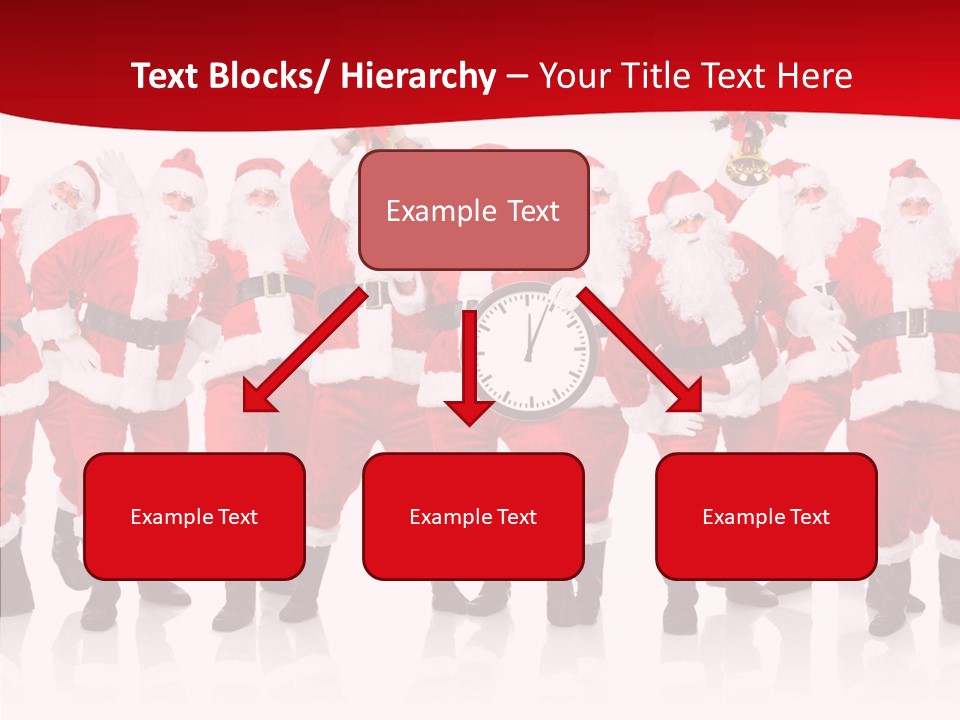 Celebration Happy Santa PowerPoint Template
