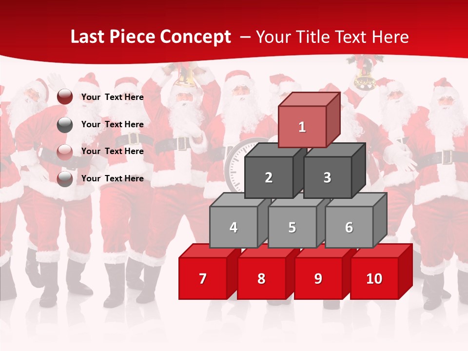 Celebration Happy Santa PowerPoint Template