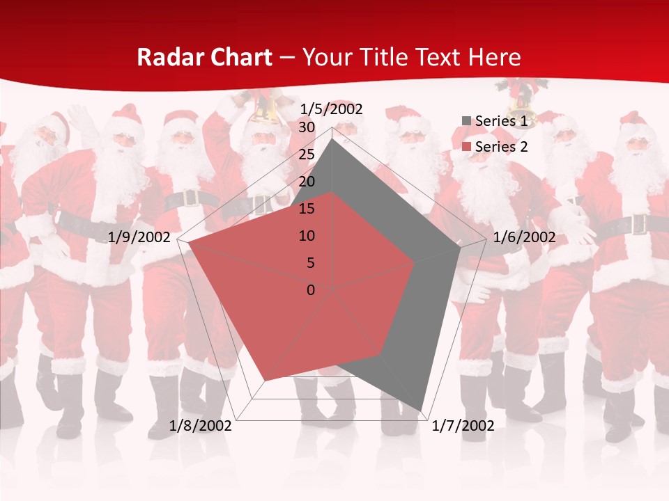 Celebration Happy Santa PowerPoint Template