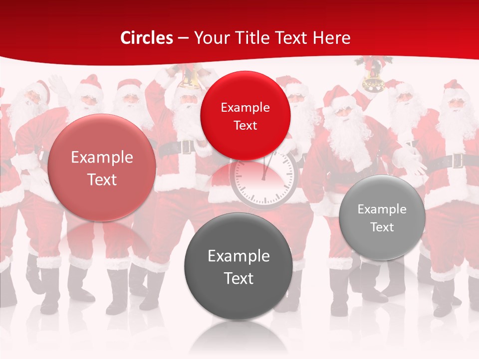 Celebration Happy Santa PowerPoint Template
