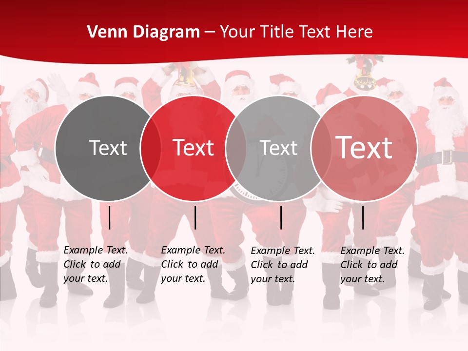 Celebration Happy Santa PowerPoint Template