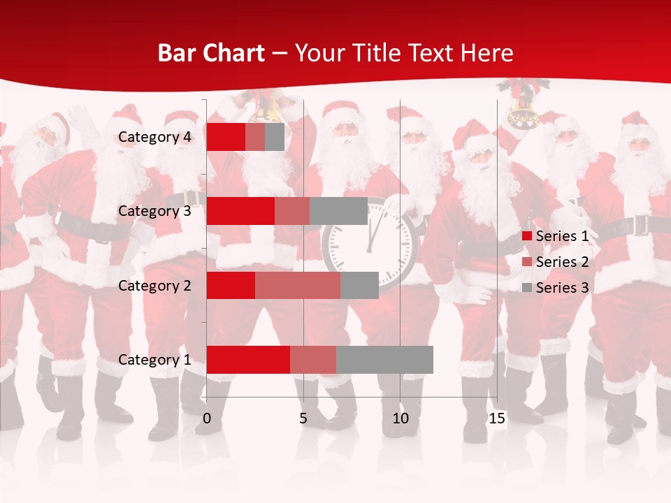 Celebration Happy Santa PowerPoint Template