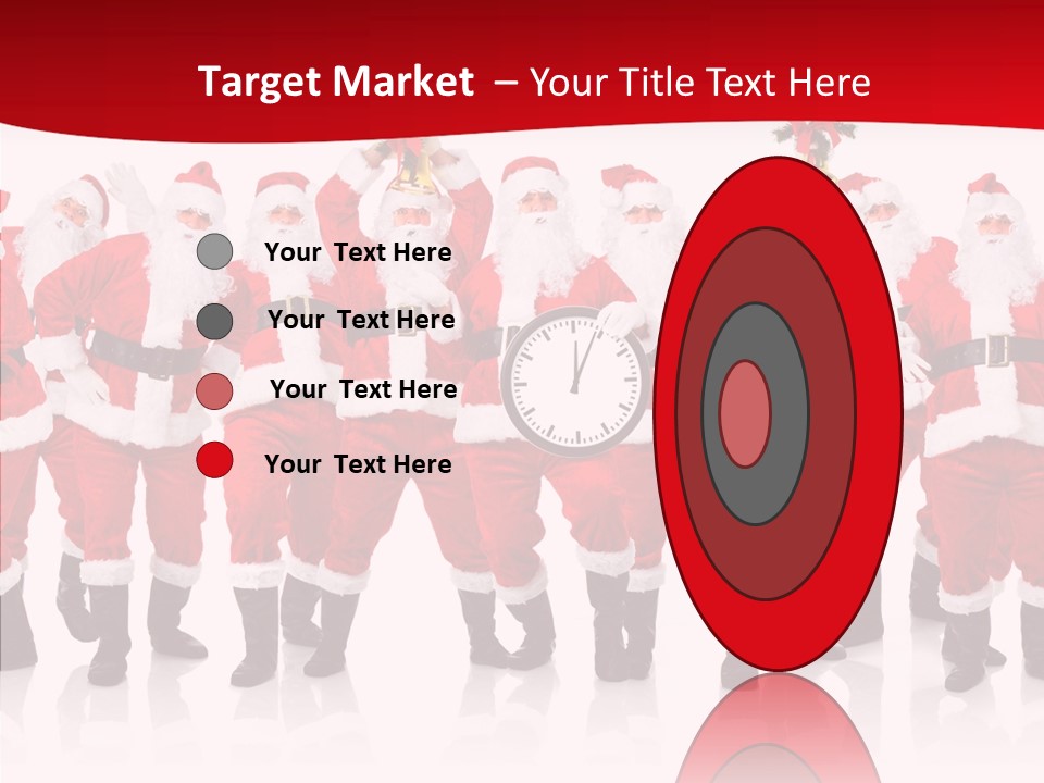 Celebration Happy Santa PowerPoint Template