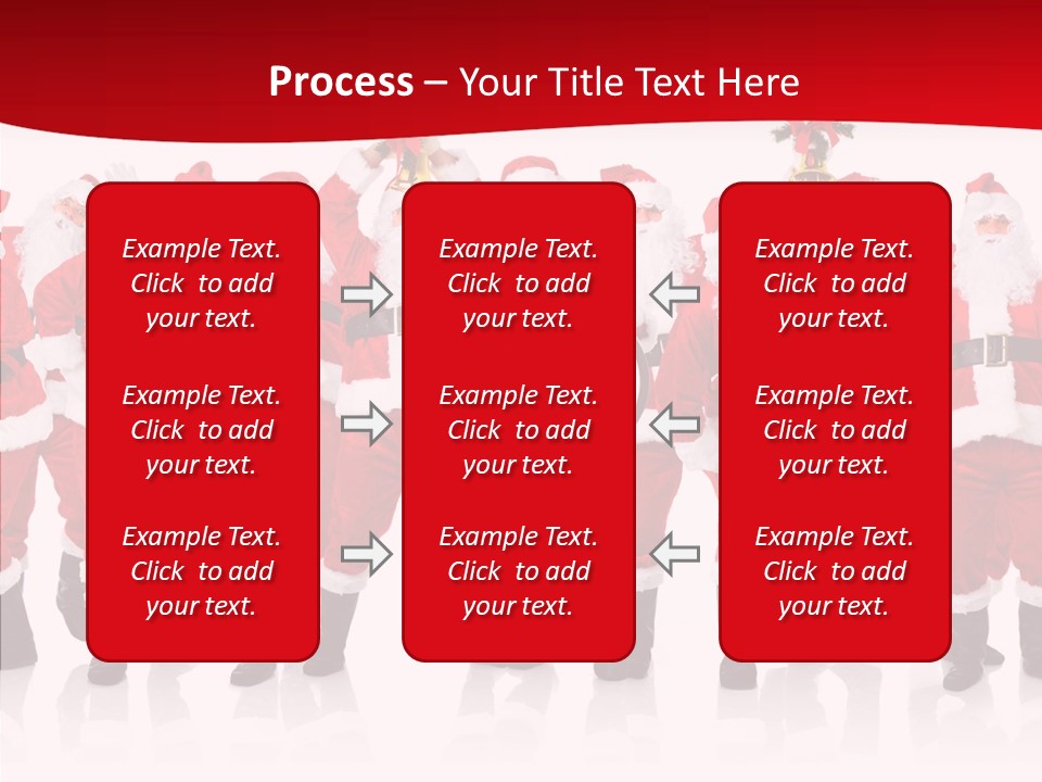 Celebration Happy Santa PowerPoint Template