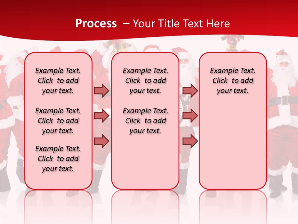 Celebration Happy Santa PowerPoint Template