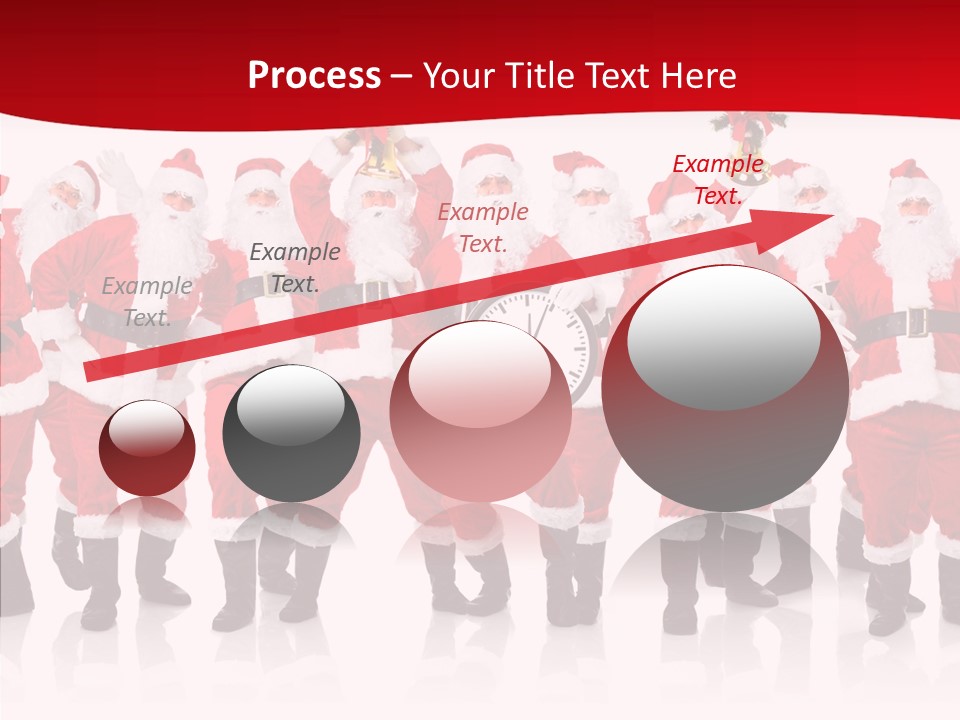 Celebration Happy Santa PowerPoint Template