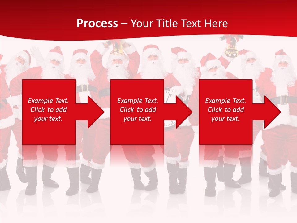 Celebration Happy Santa PowerPoint Template