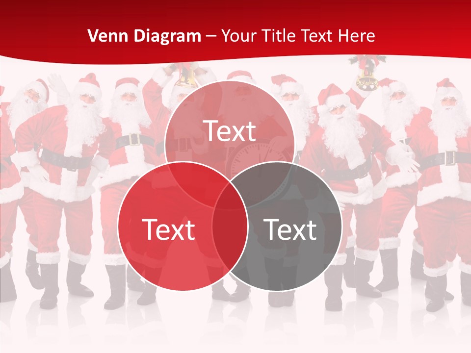 Celebration Happy Santa PowerPoint Template