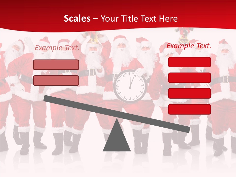 Celebration Happy Santa PowerPoint Template