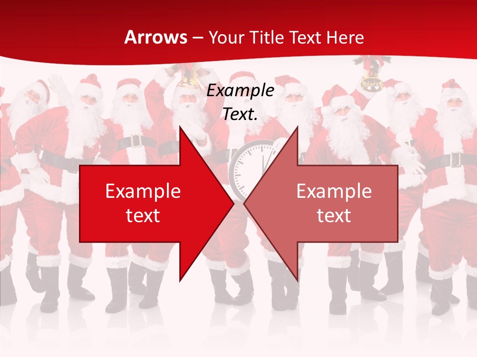 Celebration Happy Santa PowerPoint Template