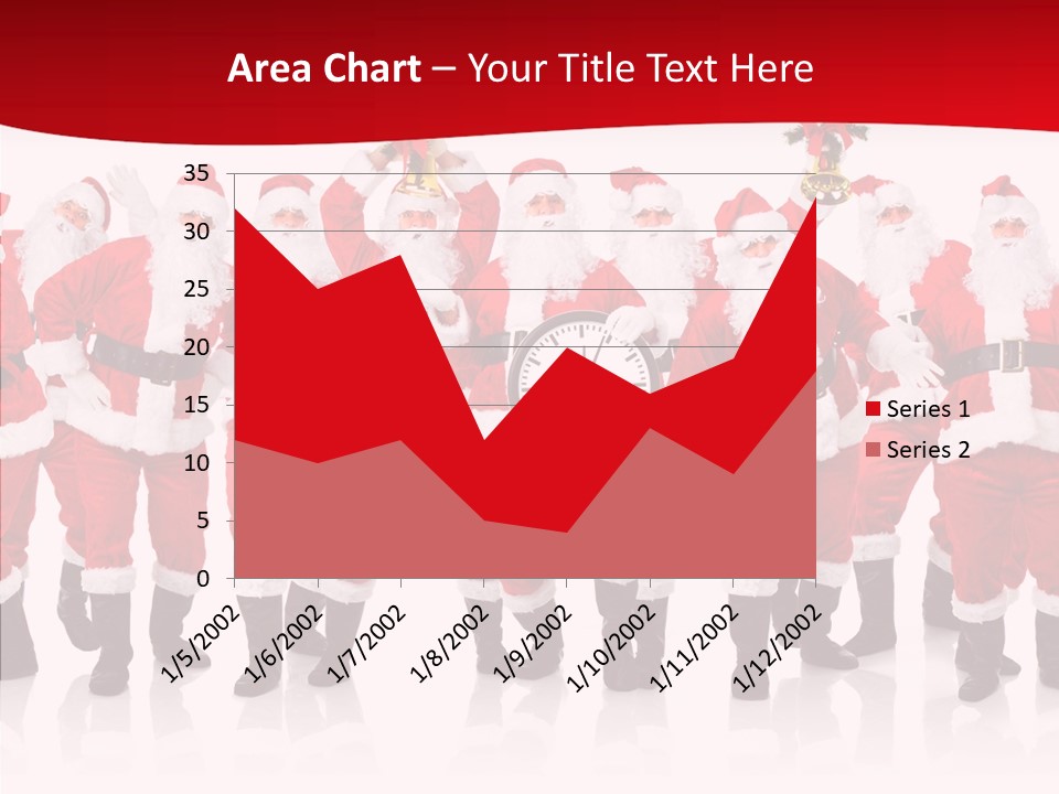 Celebration Happy Santa PowerPoint Template