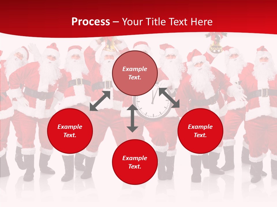 Celebration Happy Santa PowerPoint Template