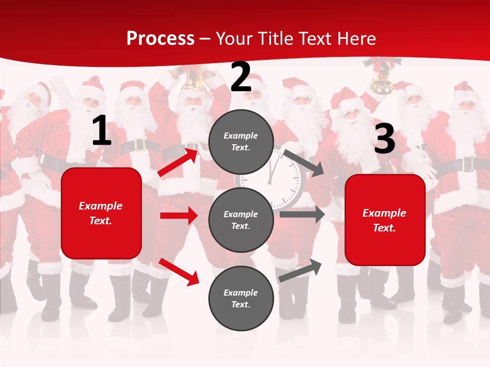 Celebration Happy Santa PowerPoint Template