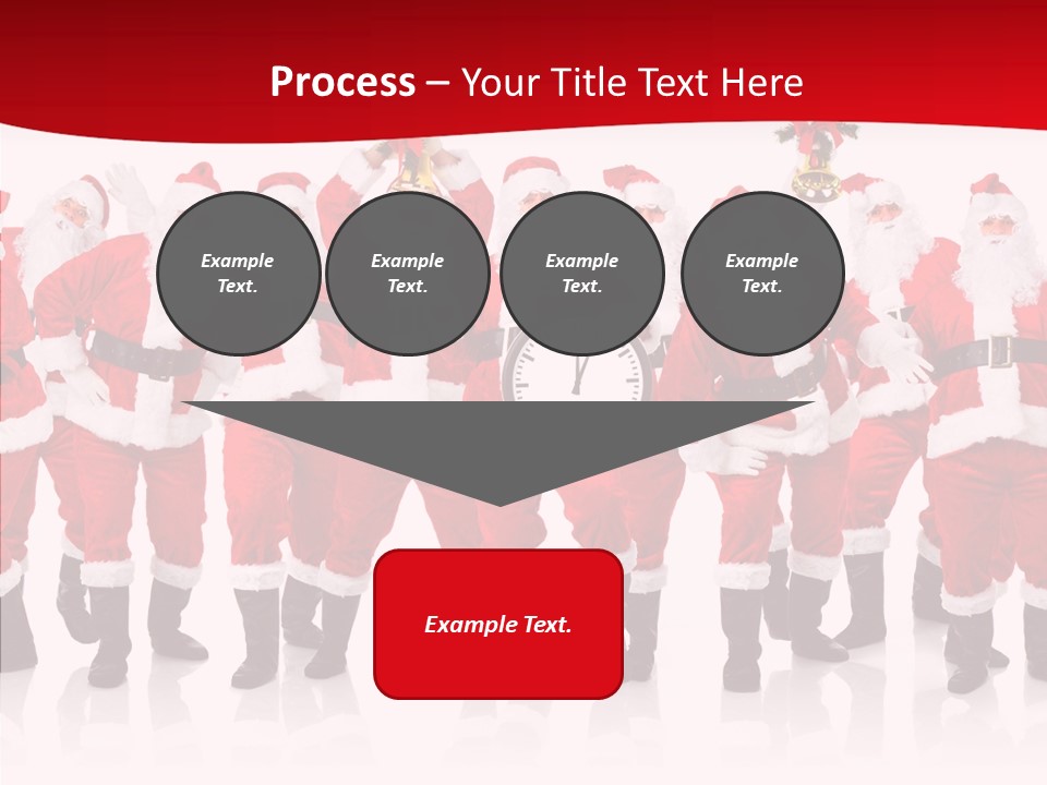 Celebration Happy Santa PowerPoint Template