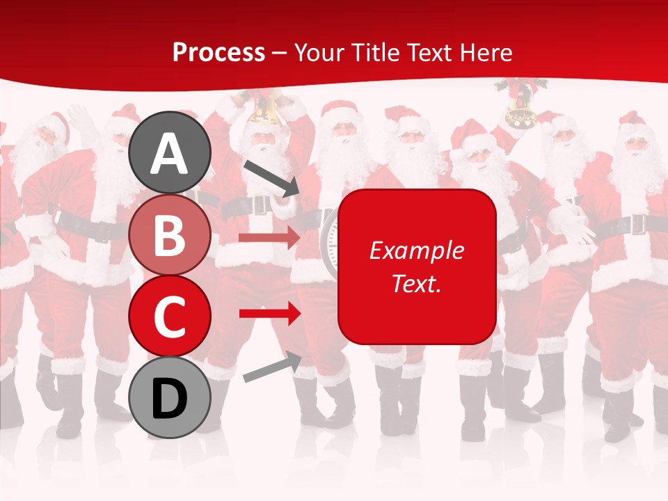 Celebration Happy Santa PowerPoint Template