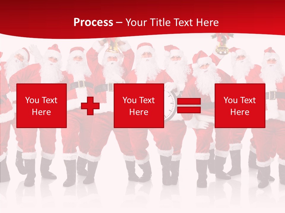 Celebration Happy Santa PowerPoint Template