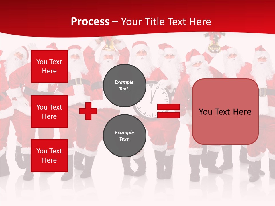 Celebration Happy Santa PowerPoint Template