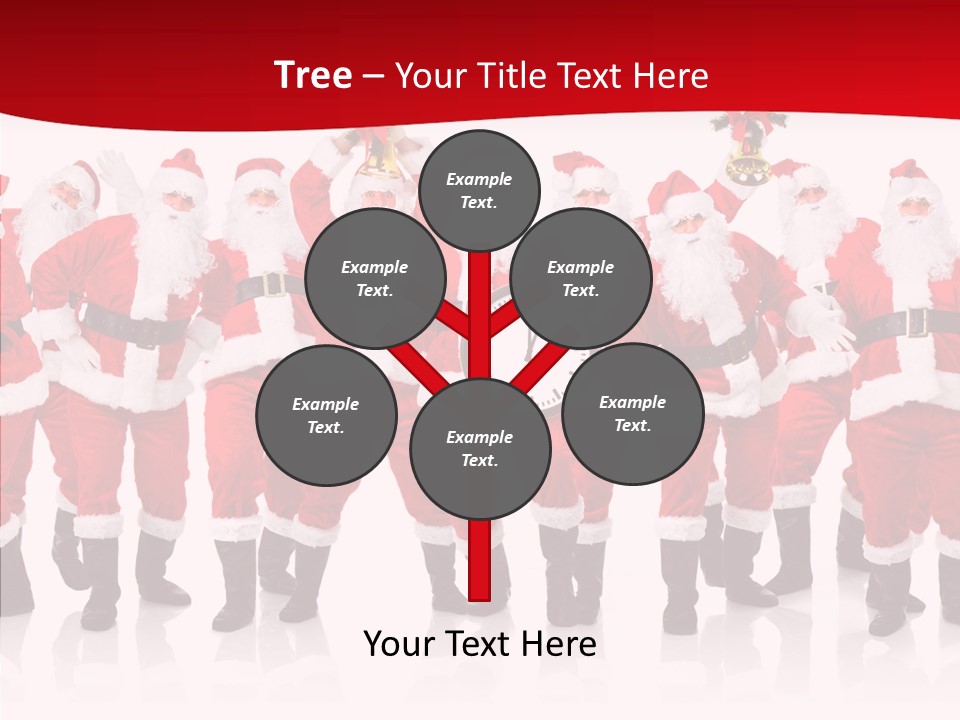Celebration Happy Santa PowerPoint Template