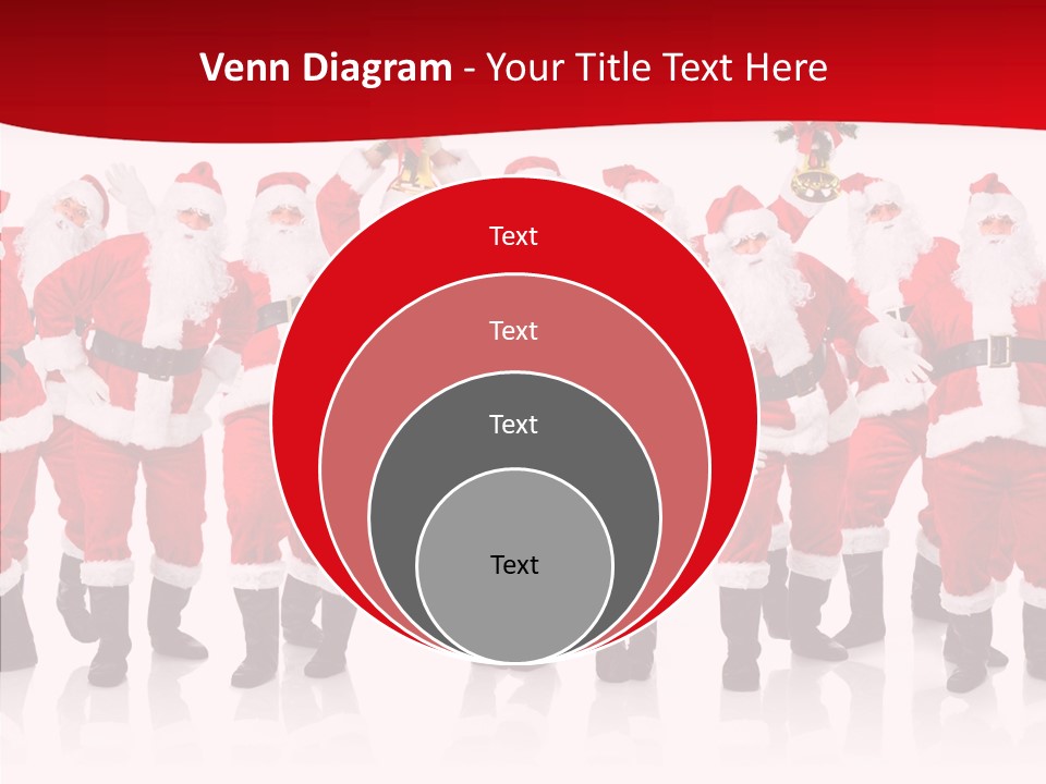 Celebration Happy Santa PowerPoint Template