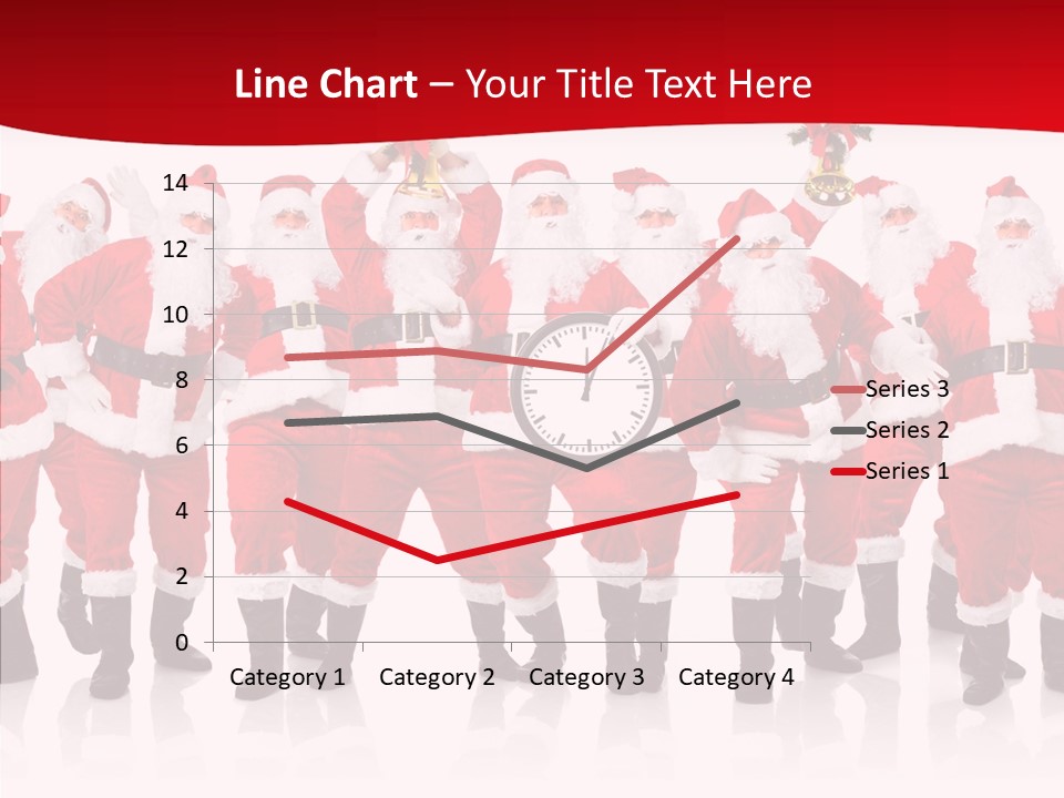 Celebration Happy Santa PowerPoint Template