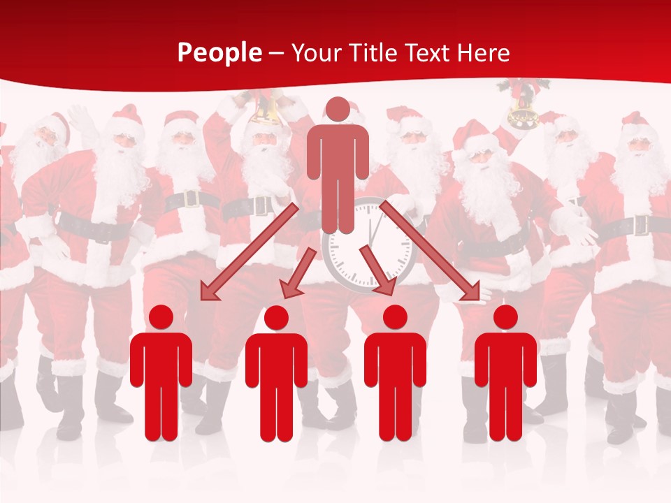 Celebration Happy Santa PowerPoint Template