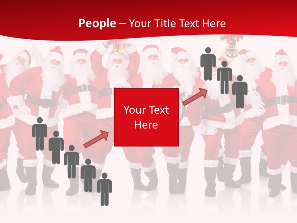 Celebration Happy Santa PowerPoint Template