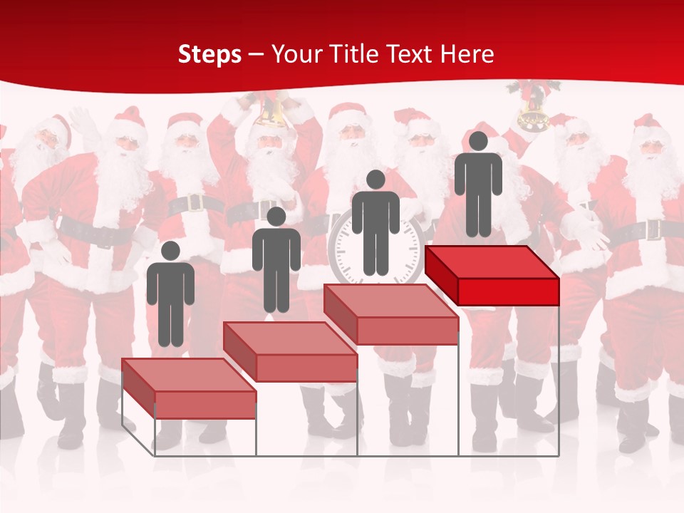 Celebration Happy Santa PowerPoint Template