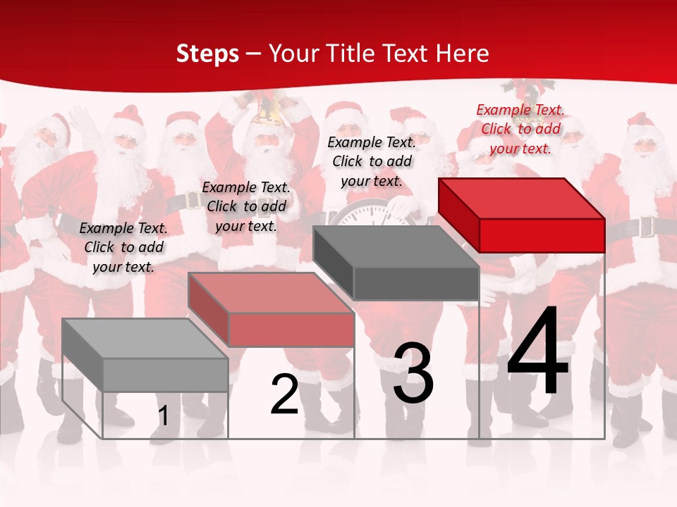 Celebration Happy Santa PowerPoint Template