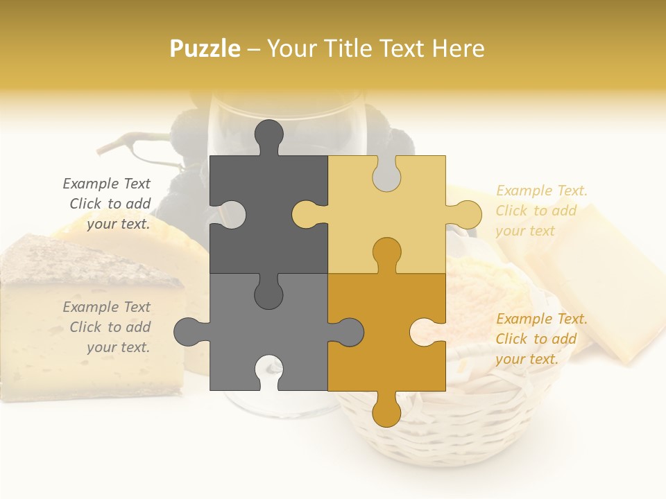 Fat Dinner Hole PowerPoint Template