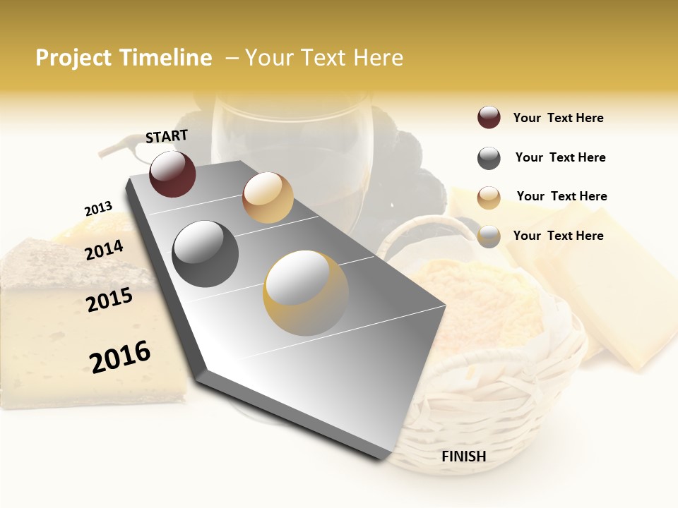 Fat Dinner Hole PowerPoint Template