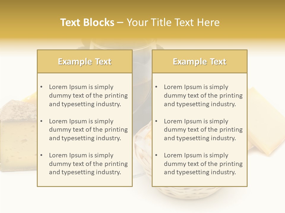 Fat Dinner Hole PowerPoint Template