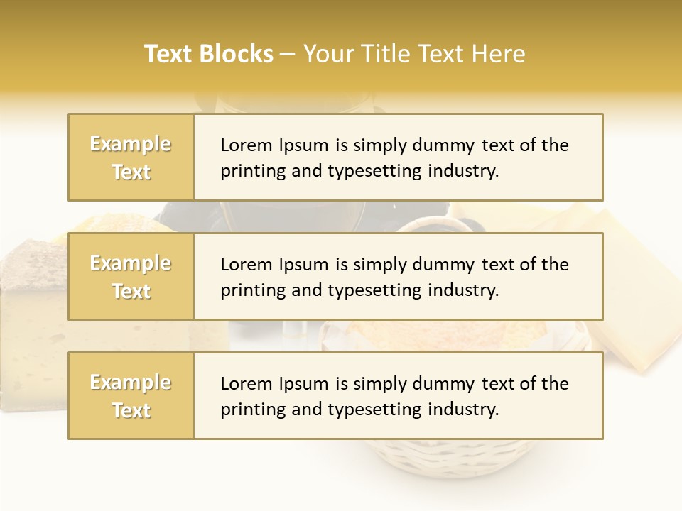 Fat Dinner Hole PowerPoint Template
