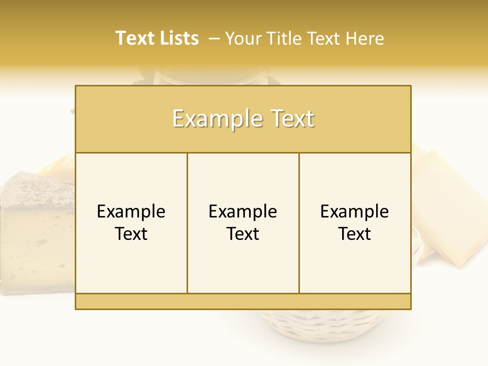Fat Dinner Hole PowerPoint Template